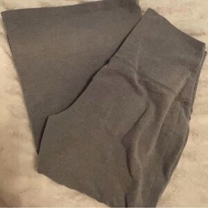 Gray flare Leggings